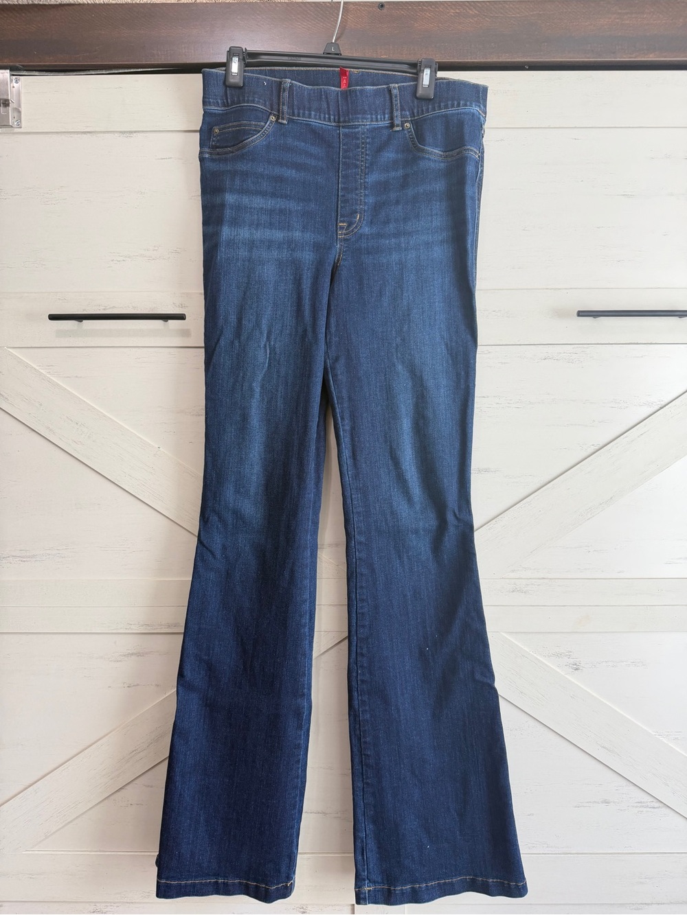 SPANX Dark Blue Flare Jeans
